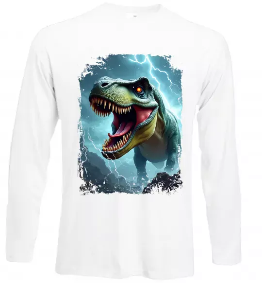 Лонгслів Thunder Rex Білий фото
