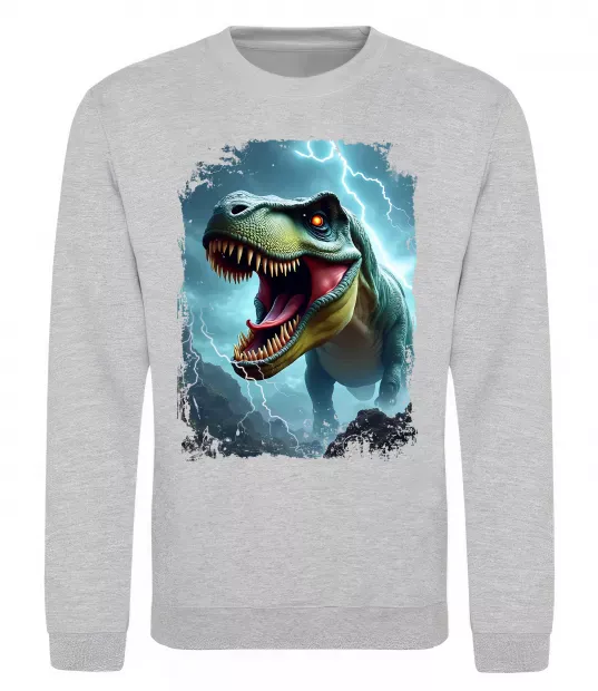 Свитшот Thunder Rex Серый меланж фото