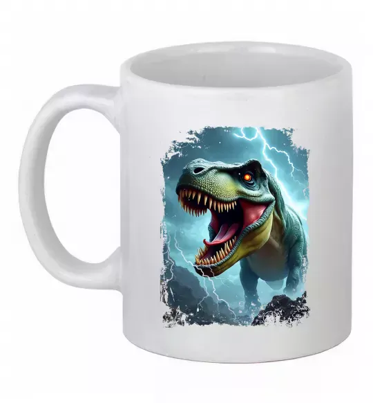 Чашка керамическая Thunder Rex Белый фото