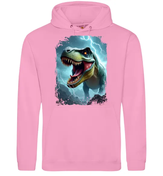 Мужская толстовка (худи) Thunder Rex Розовый фото