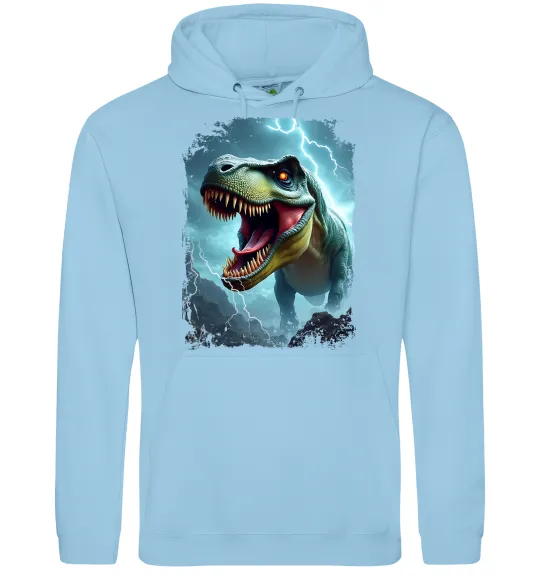 Женская толстовка (худи) Thunder Rex Голубой фото