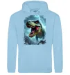 Женская толстовка (худи) Thunder Rex Голубой фото