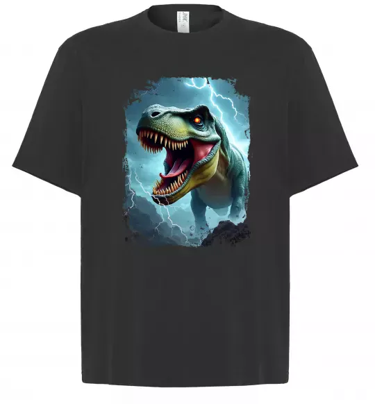 Футболка Оверсайз Thunder Rex Чорний фото
