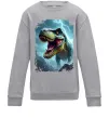 Детский Свитшот Thunder Rex Серый меланж фото