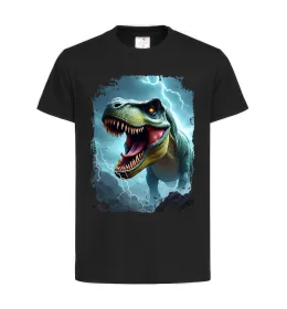 Детская футболка Thunder Rex Черный фото