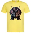 Мужская футболка Трицератопс Лимонный фото