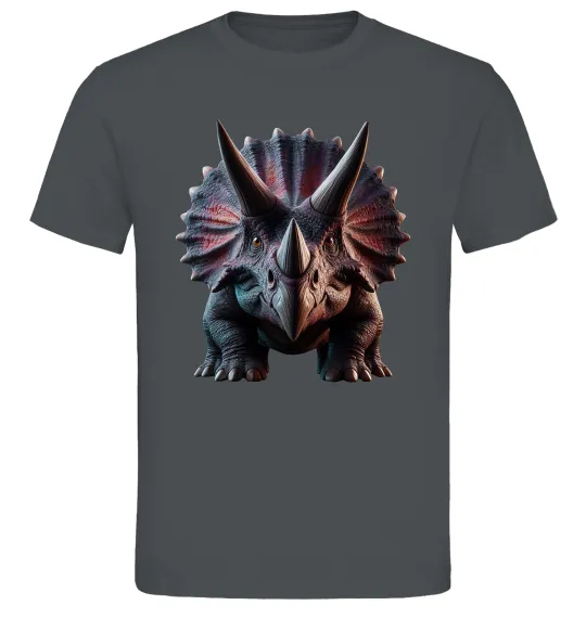 Мужская футболка Трицератопс Графит фото