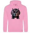 Женская толстовка (худи) Трицератопс Розовый фото
