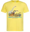 Мужская футболка Age of dinosaurs Лимонный фото