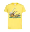 Детская футболка Age of dinosaurs Лимонный фото