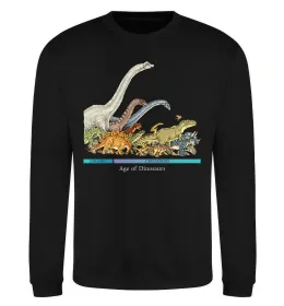 Свитшот Age of dinosaurs Черный фото