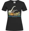 Женская футболка Age of dinosaurs Черный фото
