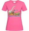 Женская футболка Age of dinosaurs Ярко-розовый фото