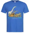 Мужская футболка Age of dinosaurs Ярко-синий фото