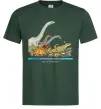 Мужская футболка Age of dinosaurs Темно-зеленый фото
