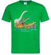 Мужская футболка Age of dinosaurs Зеленый фото