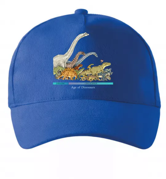 Кепка Age of dinosaurs Ярко-синий фото