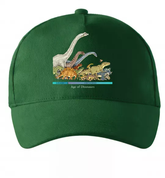 Кепка Age of dinosaurs Темно-зеленый фото
