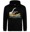 Мужская толстовка (худи) Age of dinosaurs Черный фото