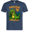 Чоловіча футболка Dinosaur Темно-синій фото