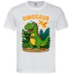 Чоловіча футболка Dinosaur Білий фото