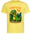 Чоловіча футболка Dinosaur Лимонний фото