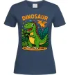 Жіноча футболка Dinosaur Темно-синій фото