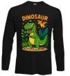 Лонгслив Dinosaur Черный фото