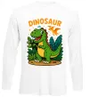 Лонгслив Dinosaur Белый фото