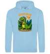 Жіноча толстовка (худі) Dinosaur Блакитний фото