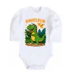 Дитячий бодік Dinosaur Білий фото