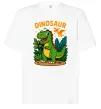 Футболка Оверсайз Dinosaur Белый фото