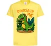 Детская футболка Dinosaur Лимонный фото
