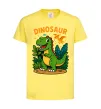 Детская футболка Dinosaur Лимонный фото