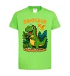 Детская футболка Dinosaur Лаймовый фото