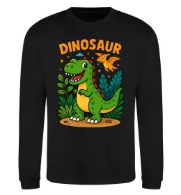 Свитшот Dinosaur Черный фото