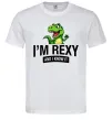 Мужская футболка I`m rexy and I know it Белый фото