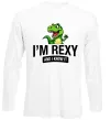 Лонгслів I`m rexy and I know it Білий фото
