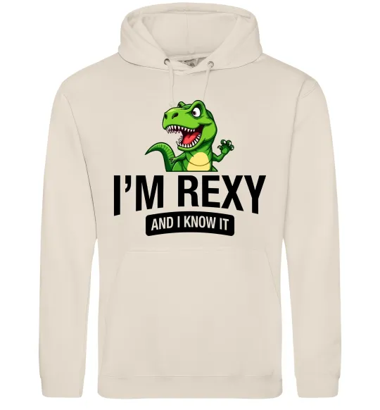 Женская толстовка (худи) I`m rexy and I know it Таш фото