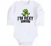 Детский боди I`m rexy and I know it Белый фото