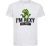 Детская футболка I`m rexy and I know it Белый фото