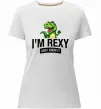 Женская премиум футболка I`m rexy and I know it Белый фото