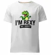 Мужская премиум футболка I`m rexy and I know it Белый фото