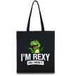 Еко-сумка I`m rexy and I know it Чорний фото