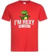 Мужская футболка I`m rexy and I know it Красный фото