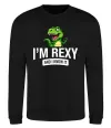 Свитшот I`m rexy and I know it Черный фото