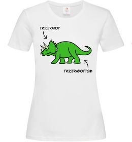 Женская футболка Triceratop