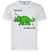 Мужская футболка Triceratop Белый фото