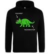 Мужская толстовка (худи) Triceratop Черный фото