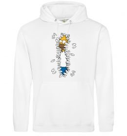 Женская толстовка (худи) Гомер в кущах